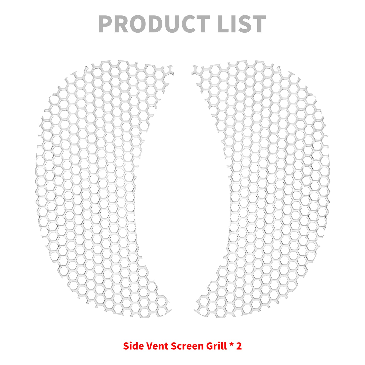 Mesh Fairing Vent Grills Cover Aluminum Fit For Harley Road Glide Ultra 2015-2023 | HCmotorku