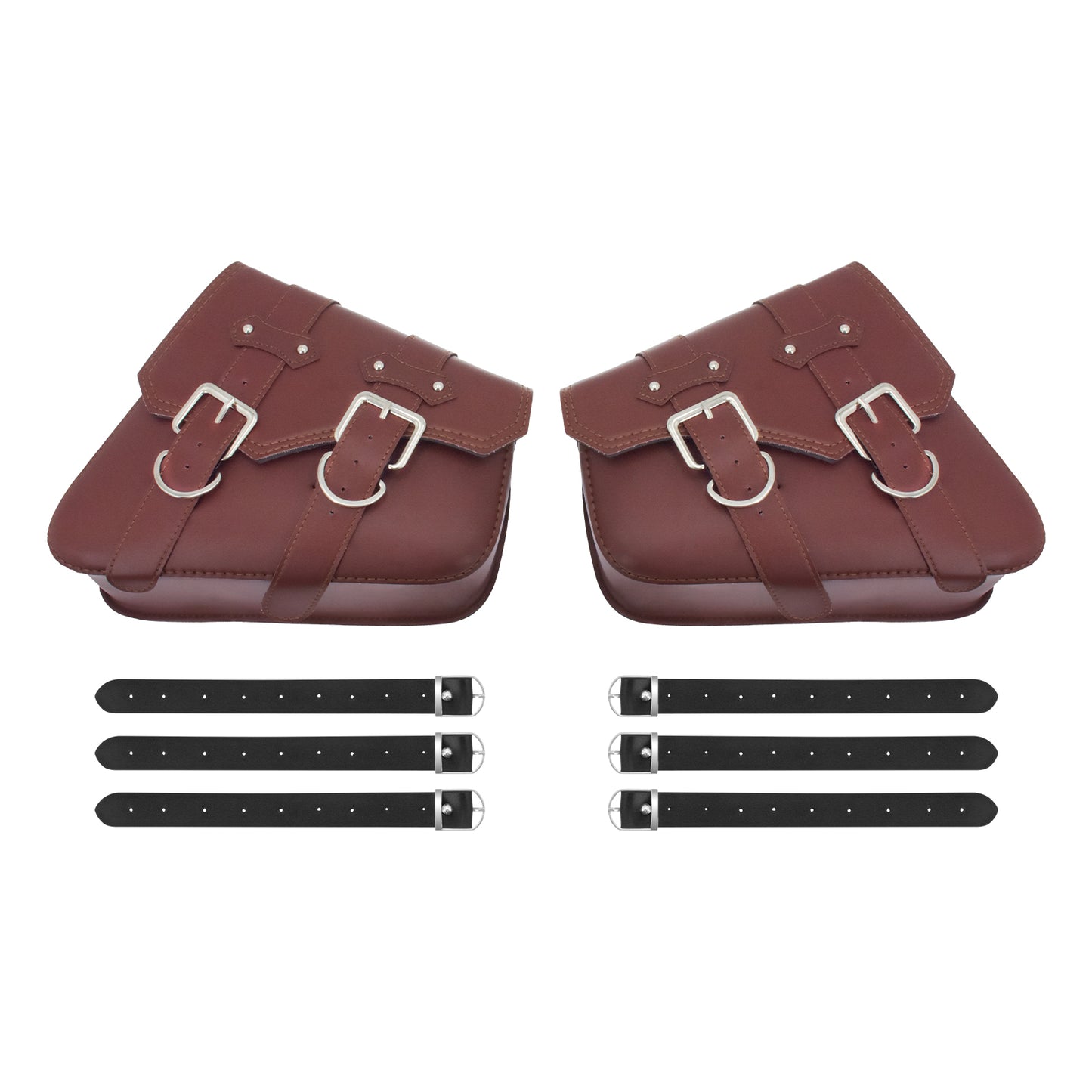 PU Leather Saddlebag Luggage Bag Swingarm Bag Tool Bags Fit For Harley Sportster | HCmotorku
