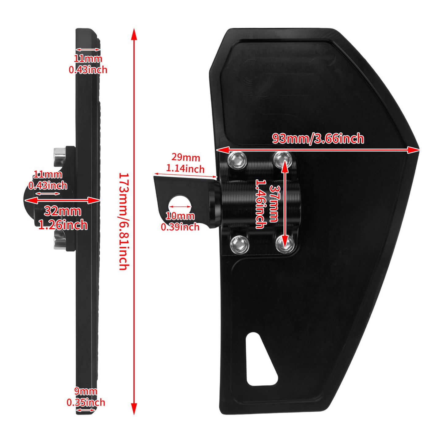Phantom Floorboards Footboards For Harley Touring 1984-2025 | HCmotorku