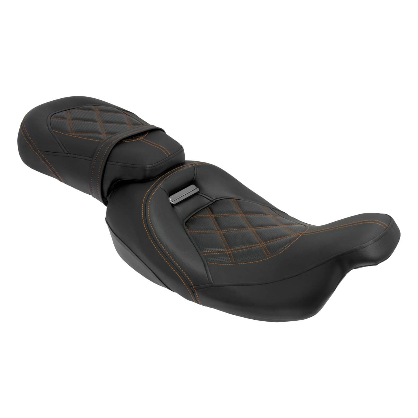 Low Profile Rider And Passenger Seat Orange Fit Harley Touring 2009-2023 | HCmotorku
