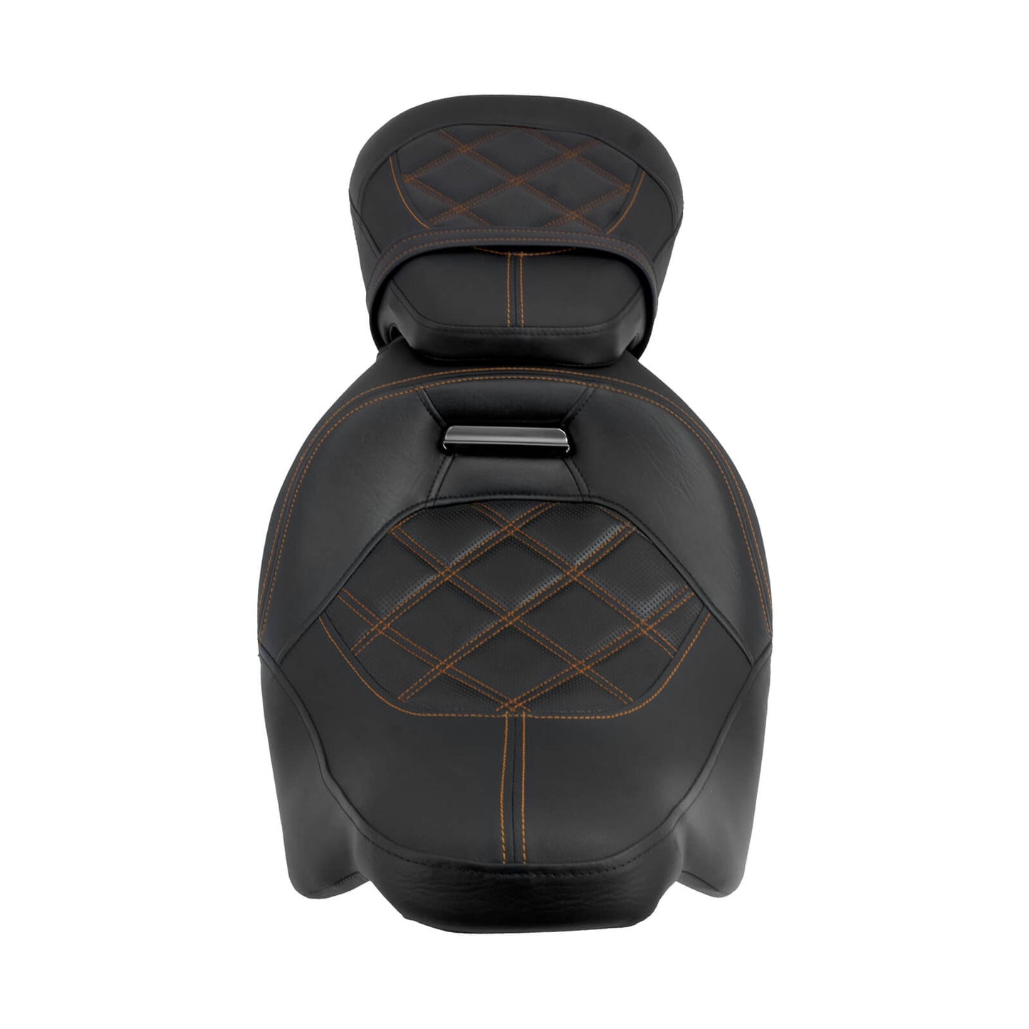 Low Profile Rider And Passenger Seat Orange Fit Harley Touring 2009-2023 | HCmotorku