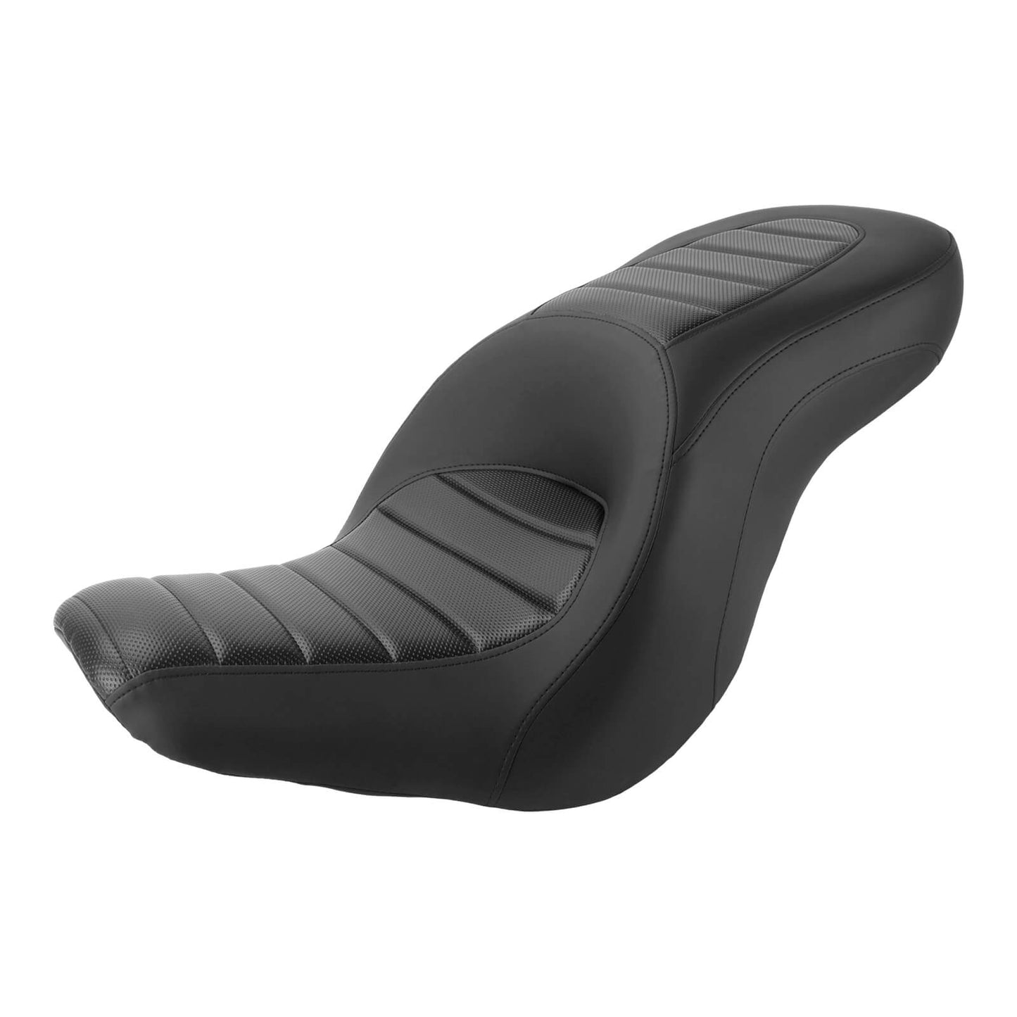 Step Up Driver Passanger Seat Stripe Black Fit For Harley Low Rider S 2018-2024 | HCmotorku