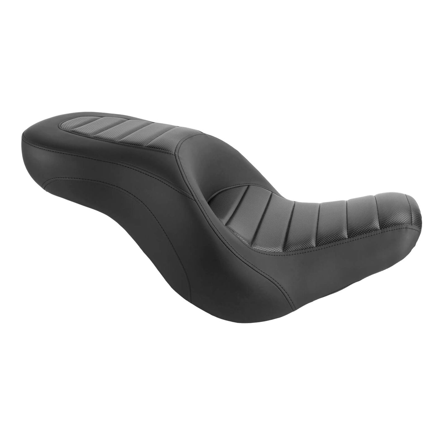 Step Up Driver Passanger Seat Stripe Black Fit For Harley Low Rider S 2018-2024 | HCmotorku