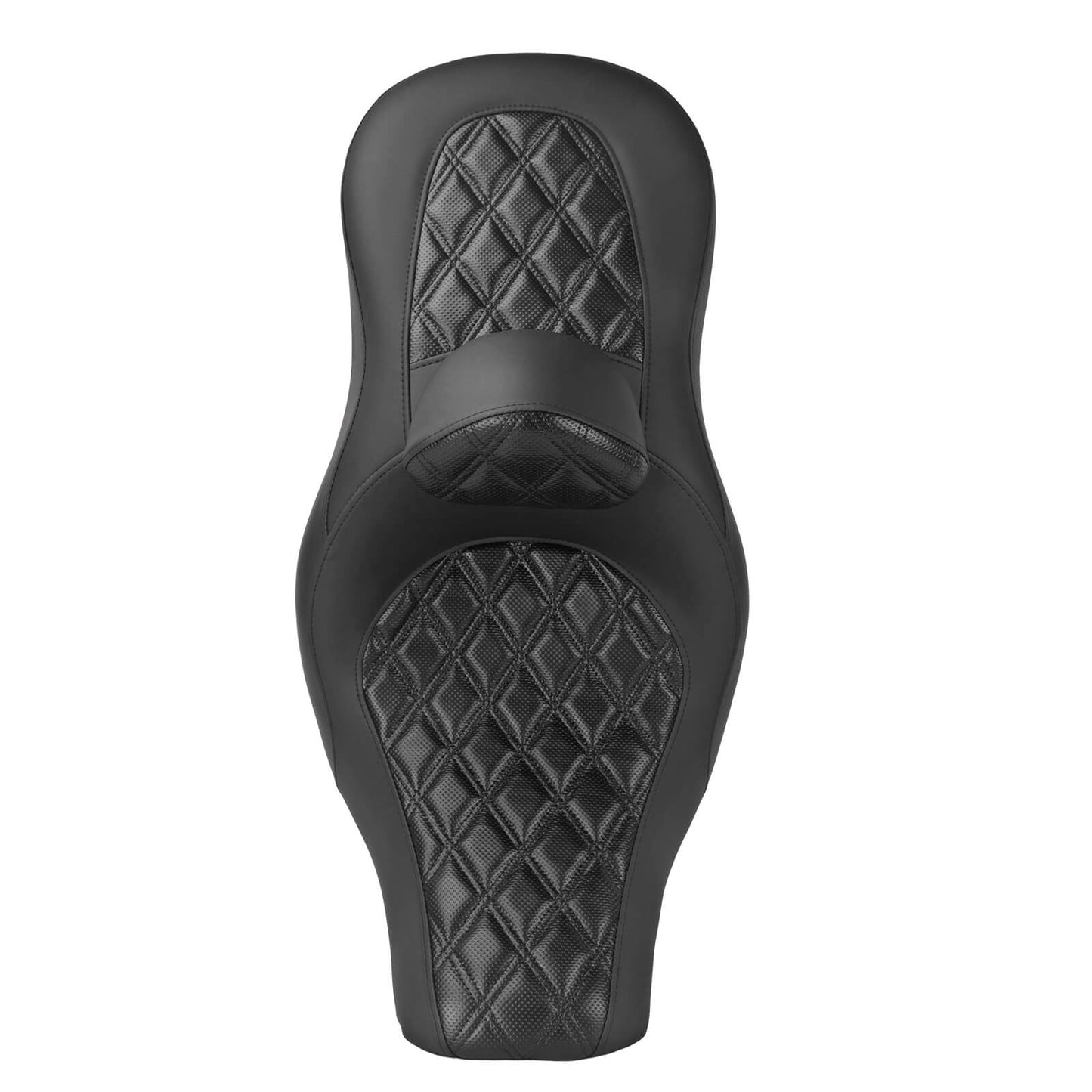 Step Up Driver Passanger Seat with Backrest Diamond Black Fit For Harley Low Rider S 2018-2024 | HCmotorku