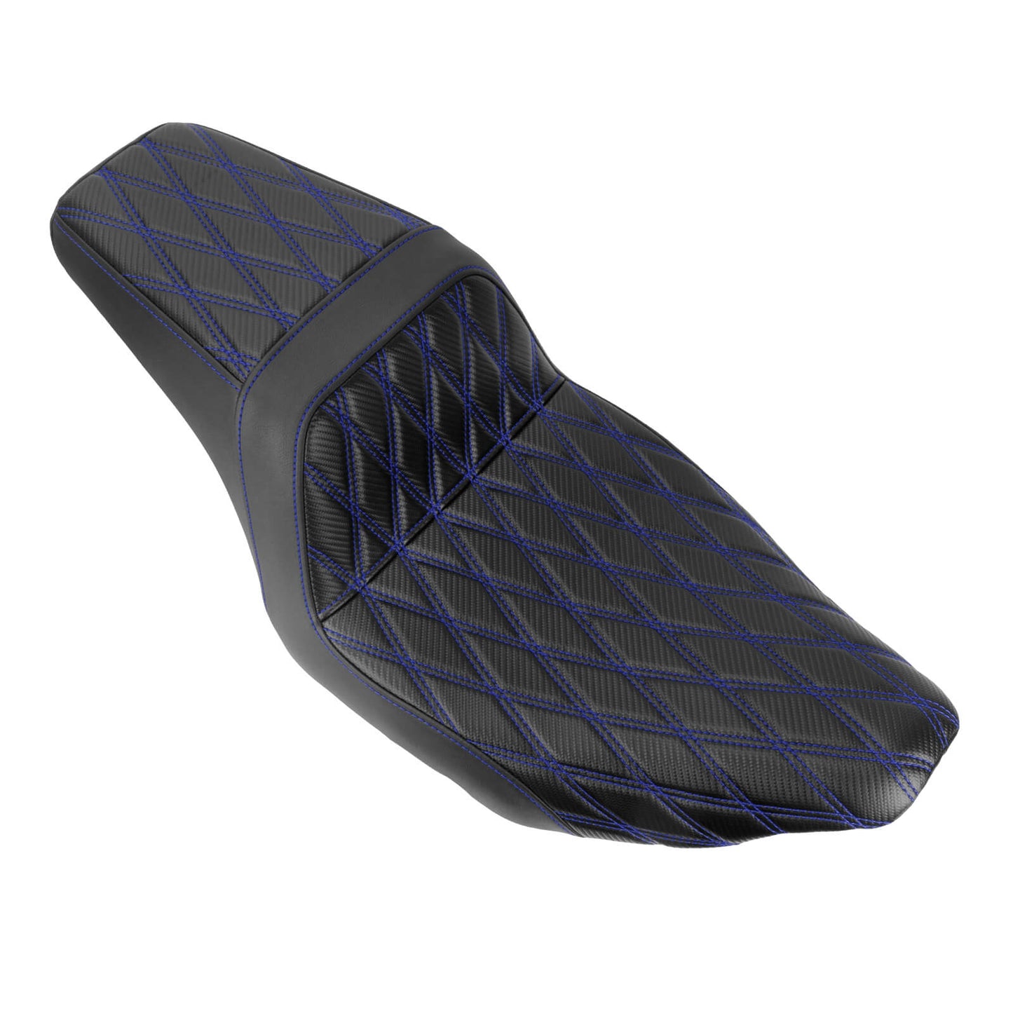 Driver Passenger Two-Up Seat Blue Stitching For Harley Touring 2024-UP | HCmotorku