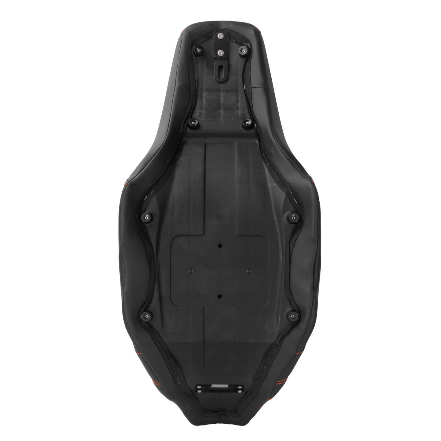 Driver Passenger Two-Up Seat Orange Stitching For Harley Touring 2024-UP | HCmotorku
