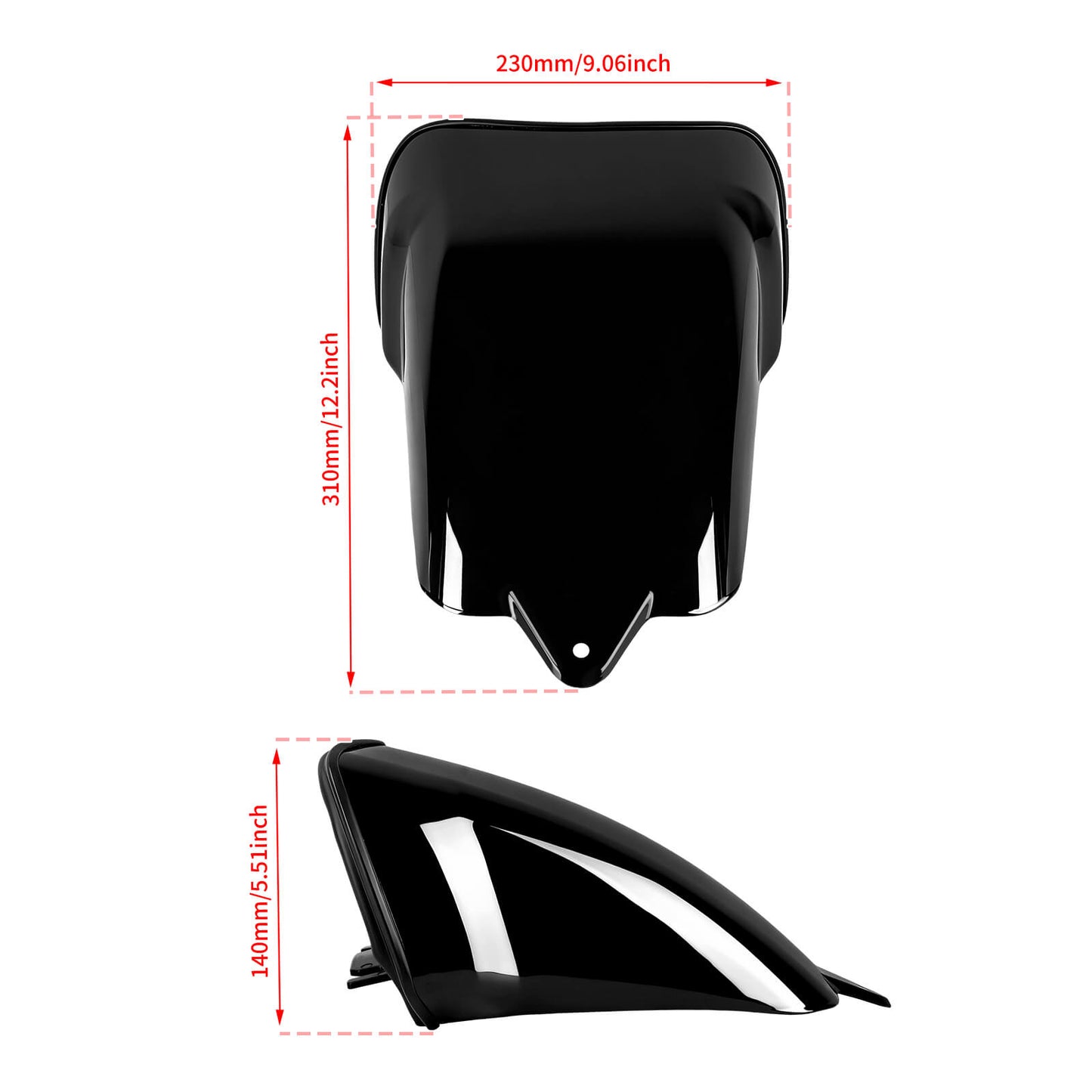 CR0168_HCmotorku_Rear Seat Fairing Cover Cowl for Harley Touring CVO Road Glide ‘23-Up Size