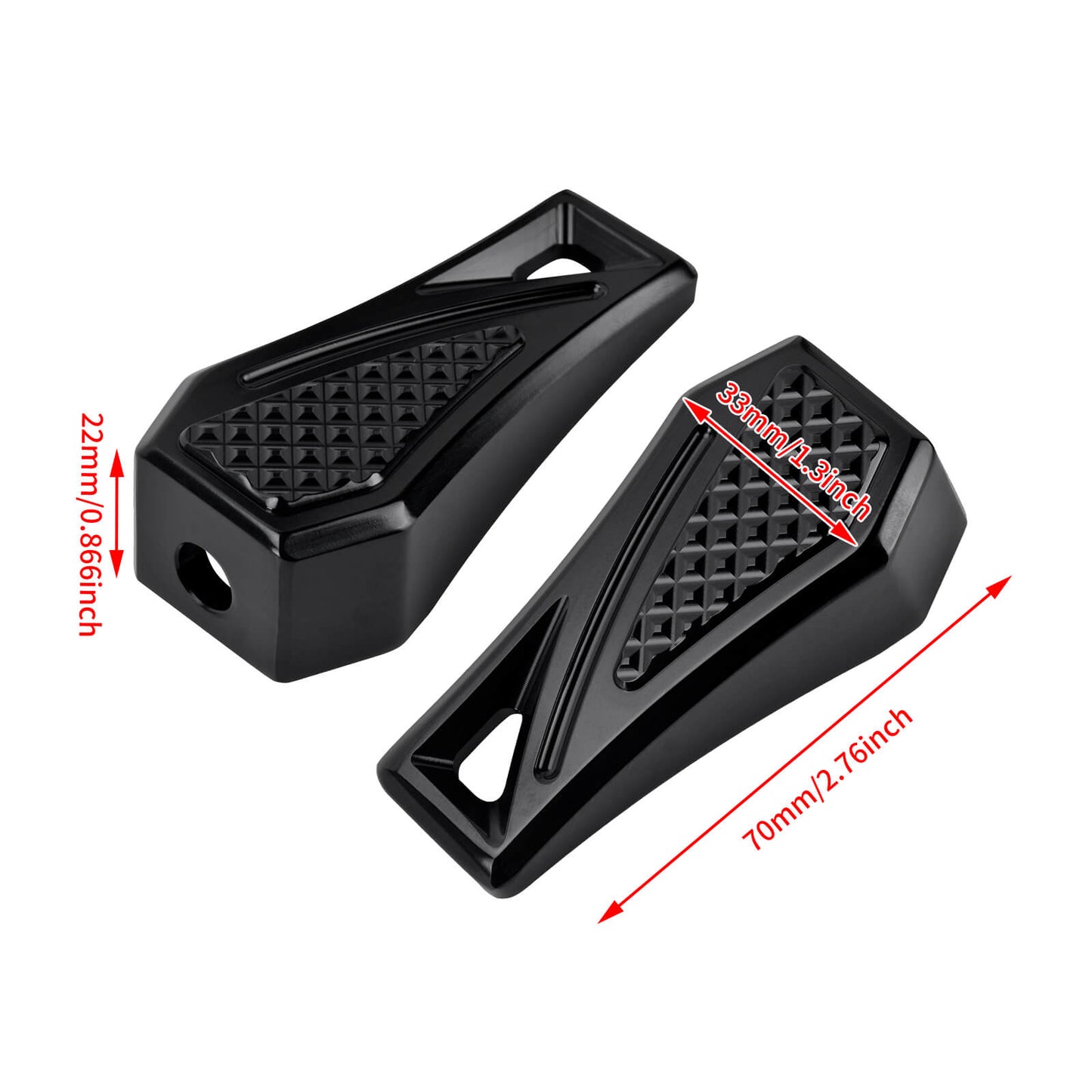 GE000301 HCmotorku Gear_Shifter_Peg_Phantom_Foot_Pedal_Fit_For_Harley Size