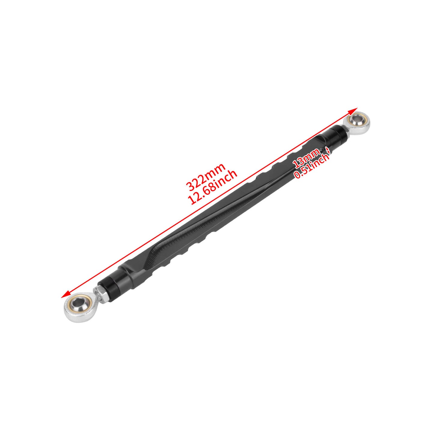 GE001001_HCmotorku_Black Shifter Shift Linkage for Harley Softail ‘86-’25 Touring Trike Size