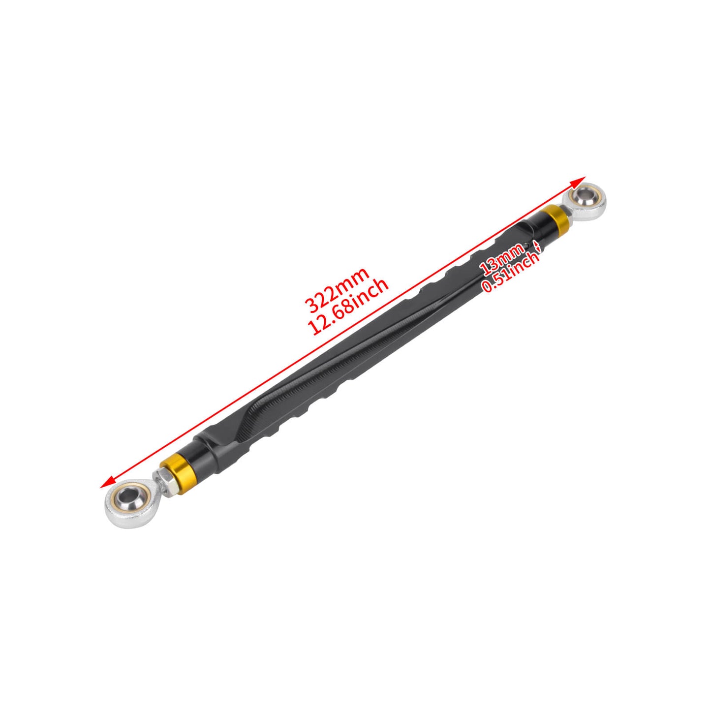 GE001003_HCmotorku_Gold Shifter Shift Linkage for Harley Softail ‘86-’25 Touring Trike Size