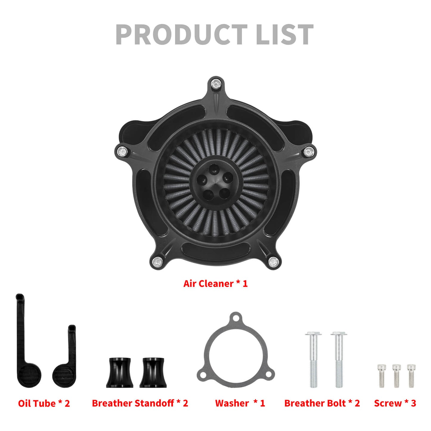Stage One Air Cleaner Filter Grey Fit For Harley Touring 2017-2023 Softail 2018-2024 | HCmotorku