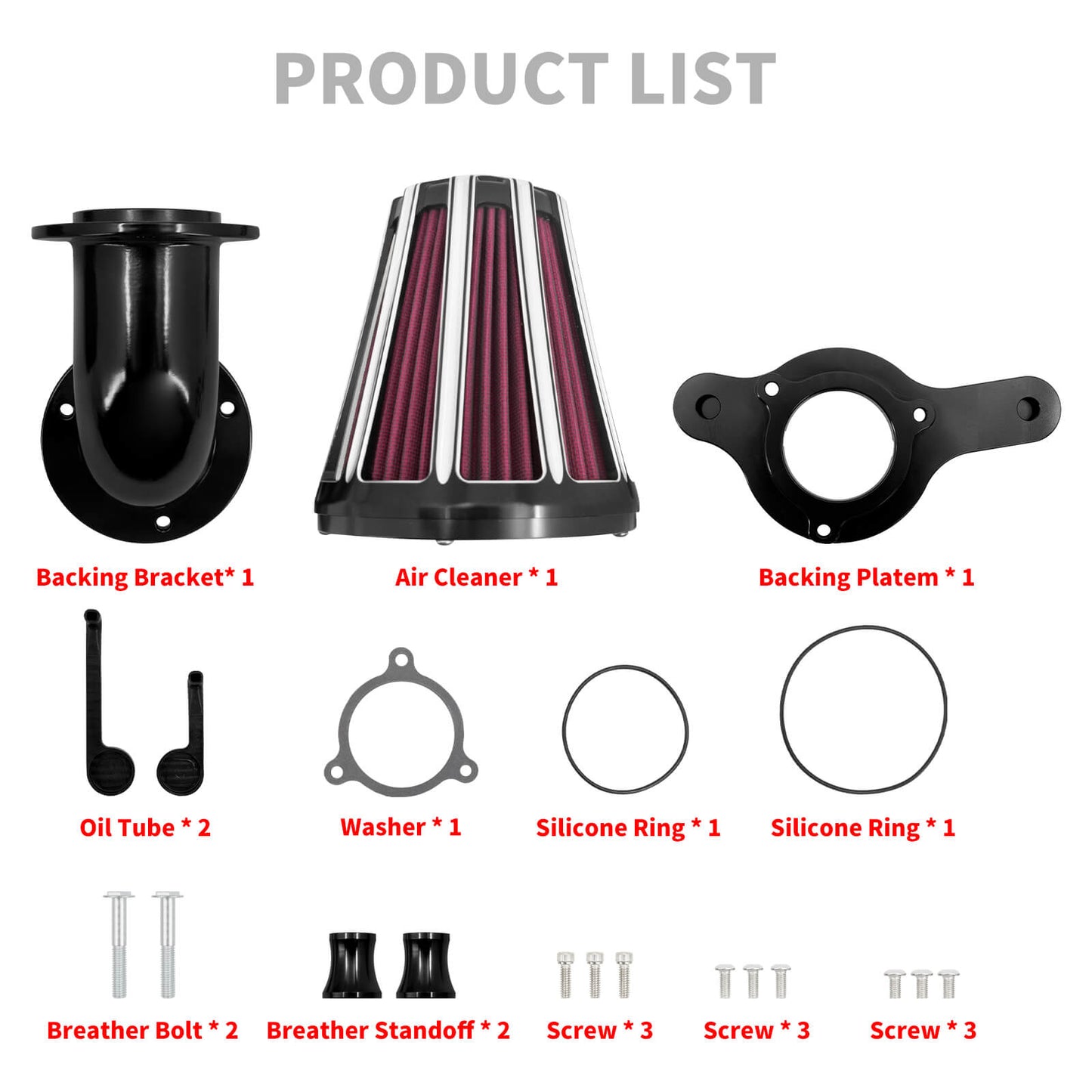 Sucker Air Cleaner Filter Kit Fit For Harley Touring 2017-2023 Softail 2018-2024 Road King Special 2025 | HCmotorku