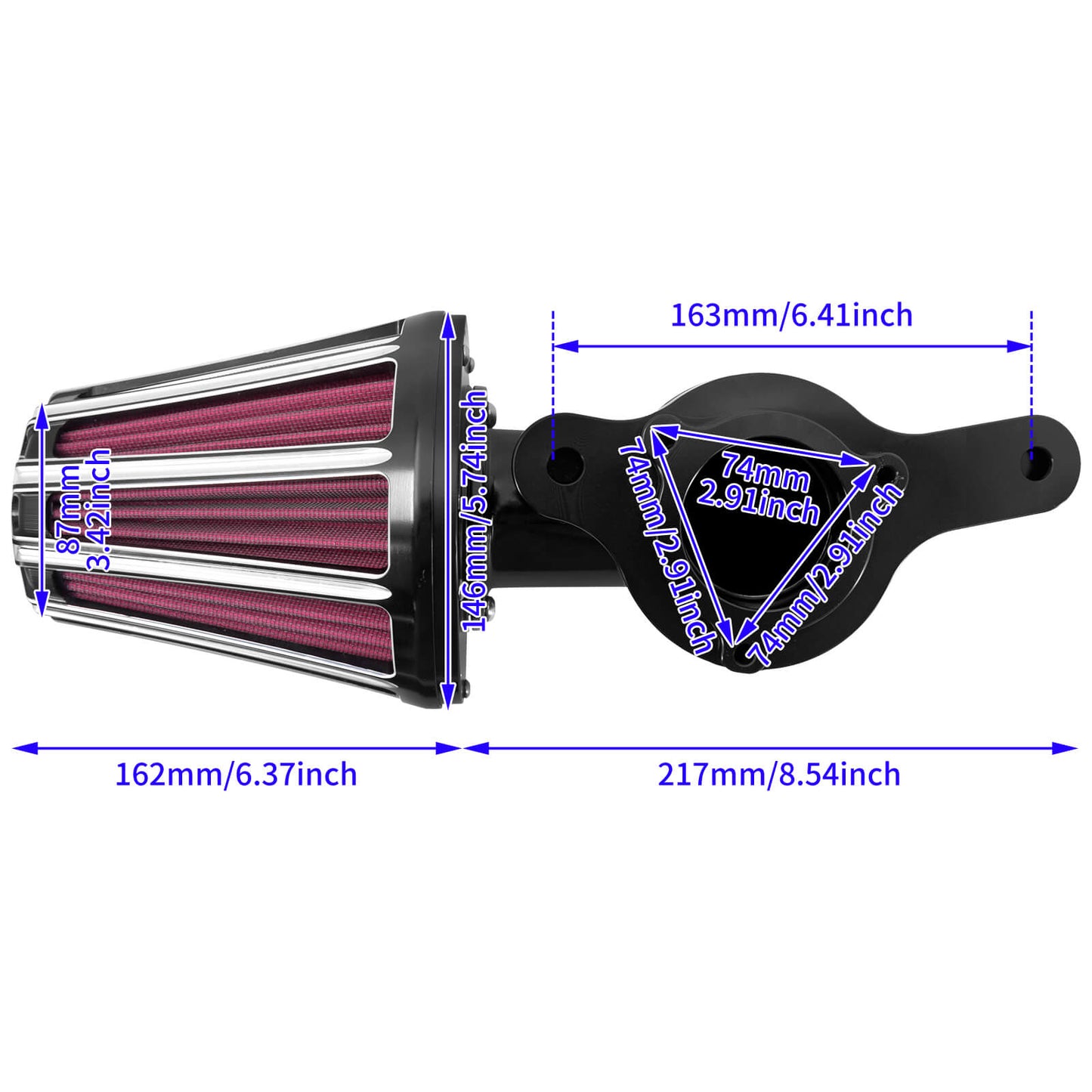 Sucker Air Cleaner Filter Kit Fit For Harley Touring 2017-2023 Softail 2018-2024 Road King Special 2025 | HCmotorku