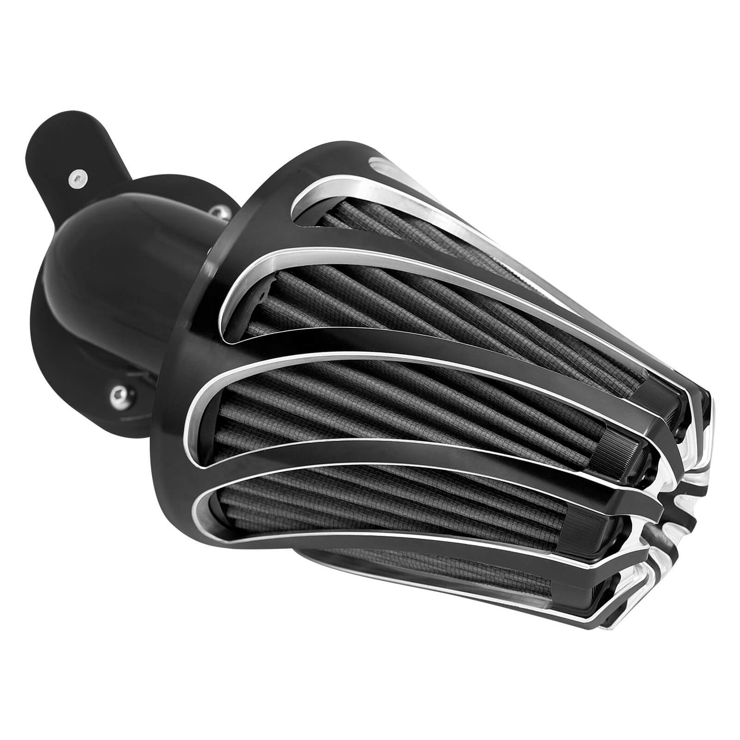 CNC Air Grey Intake Filter Air Cleaner Fit For Harley Softail 2017 Touring 2008-2016 | HCmotorku