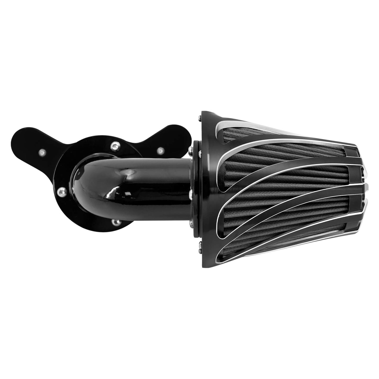 CNC Air Grey Intake Filter Air Cleaner Fit For Harley Softail 2017 Touring 2008-2016 | HCmotorku