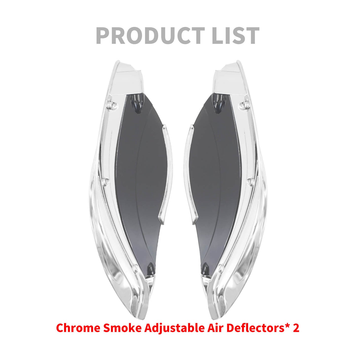 Adjustable Fairing Air Deflectors Fit for Harley Touring 2014-2022 | HCmotorku