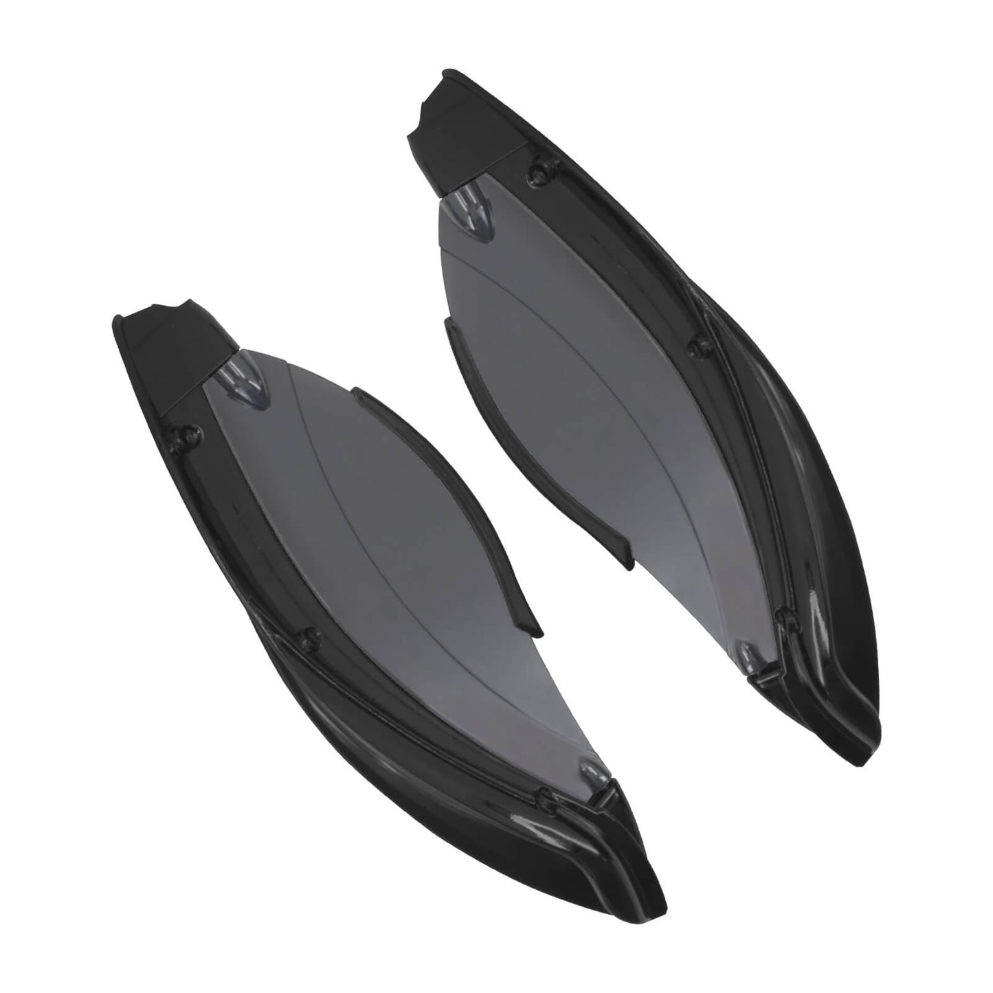 Adjustable Side Wing Air Deflectors Fairing Smoke Fit For Harley Touring FLH 2014-UP | HCmotorku