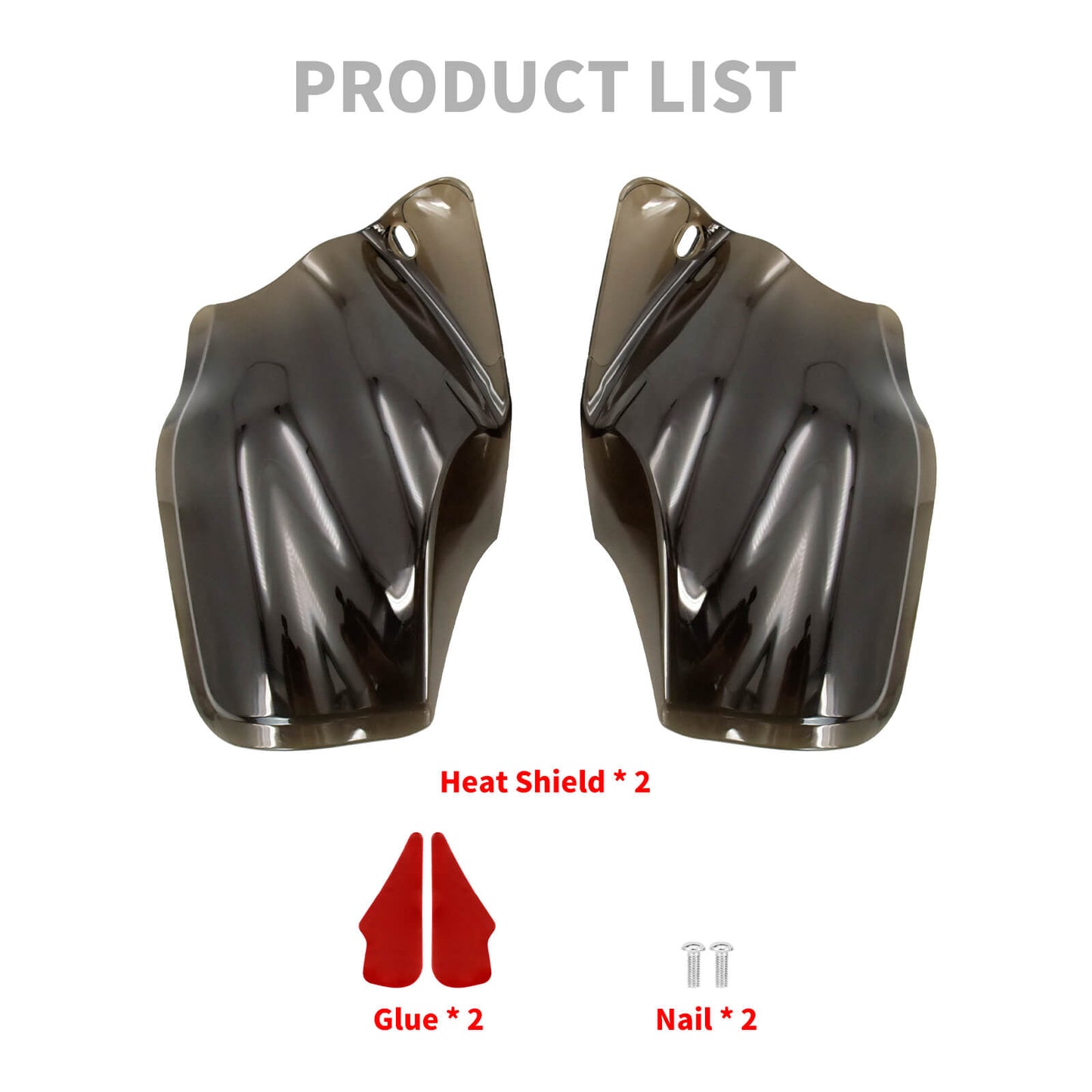 Mid-Frame Saddle Shield Heat Air Deflectors Fit For Harley Sportster XL 2014-2022 | HCmotorku