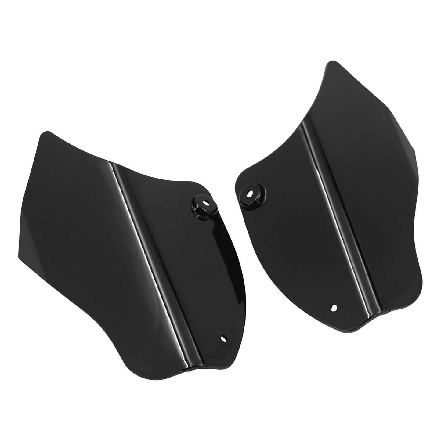 Air Deflectors Black Saddle Heat Shield Kit Fits For Harley Softail 2000-2017 | HCmotorku