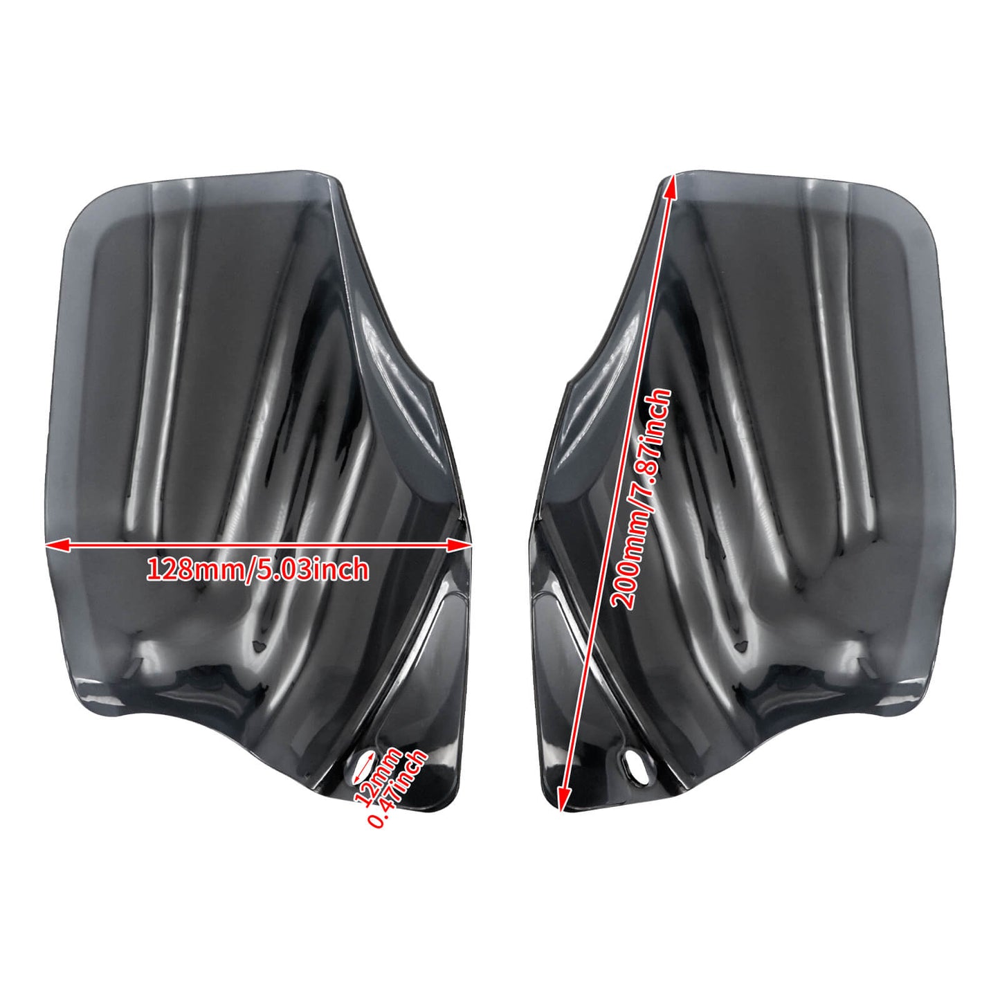 Mid-Frame Saddle Shield Heat Air Deflectors Fit For Harley Sportster 2014-2022 | HCmotorku