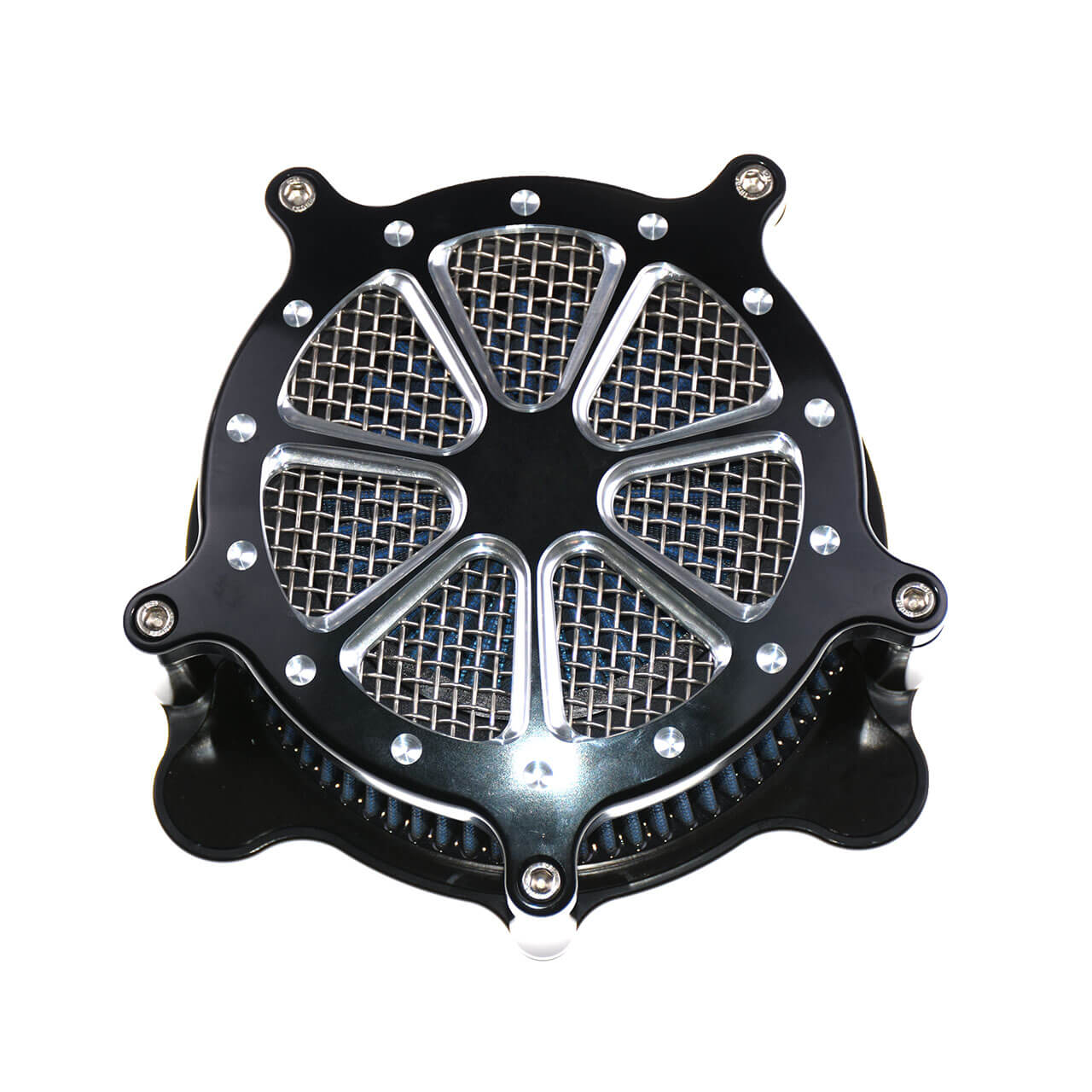 Protective CNC Air Cleaner Intake Filter System Fit Harley Touring '00-'07 Dyna Softail '00-'15 | HCmotorku