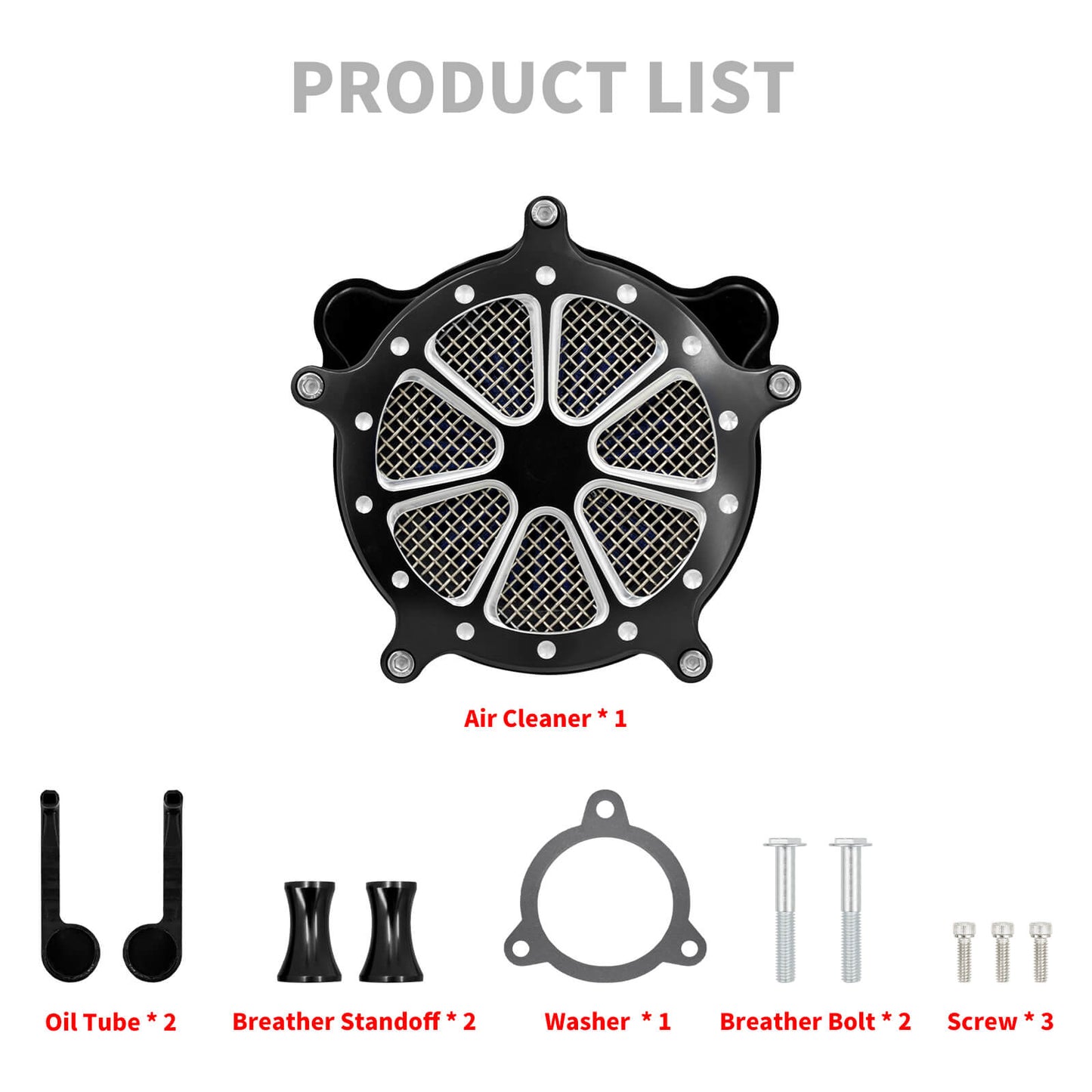 Dots Air Filter Blue Intake For Touring 2008-2016 Softail 2016-2017 Dyna 2017 | HCmotorku