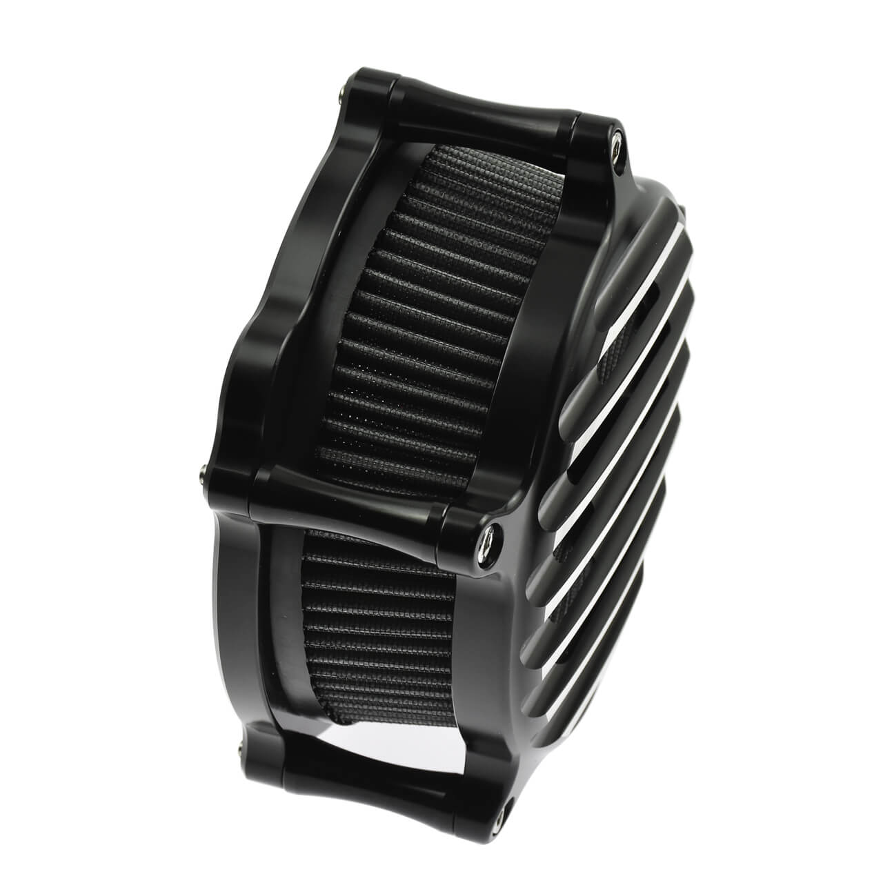 Stripe Air Cleaner Gray Air Filter Chrome Fit For Harley Sportster XL 2004-2023 | HCmotorku