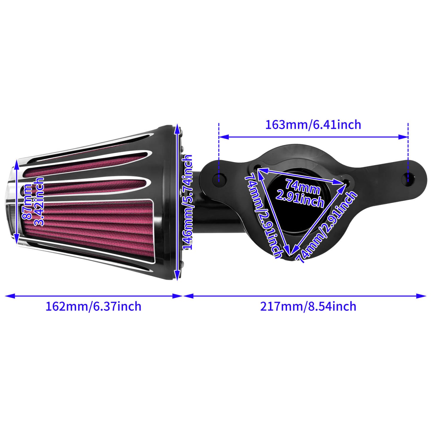 Sucker CNC Air Filter Cleaner Kit Fit For Harley Touring 2017-2023 Trike 2025 Softail 2018-2024 | HCmotorku