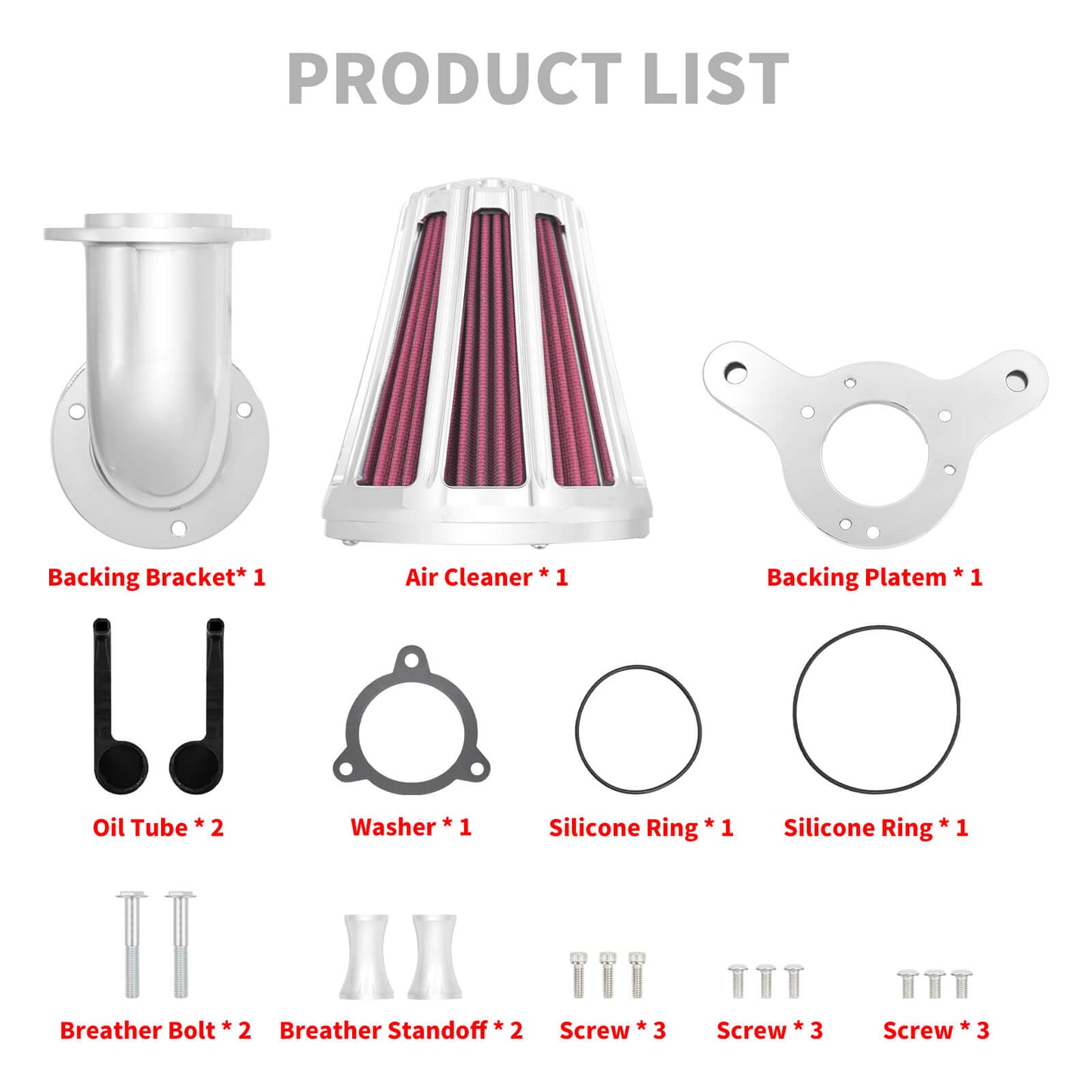 Air Filter 90° Forward-Facing Intake Kit Fit Harley Dyna Softail Touring Trike | HCmotorku