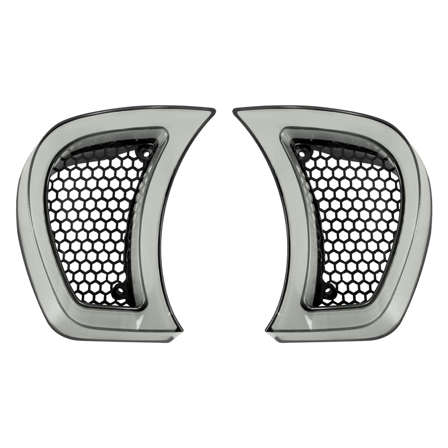 LED Headlight Vent Accents Auxiliary Lamps for Harley Road Glide 2015-2023 | HCmotorku