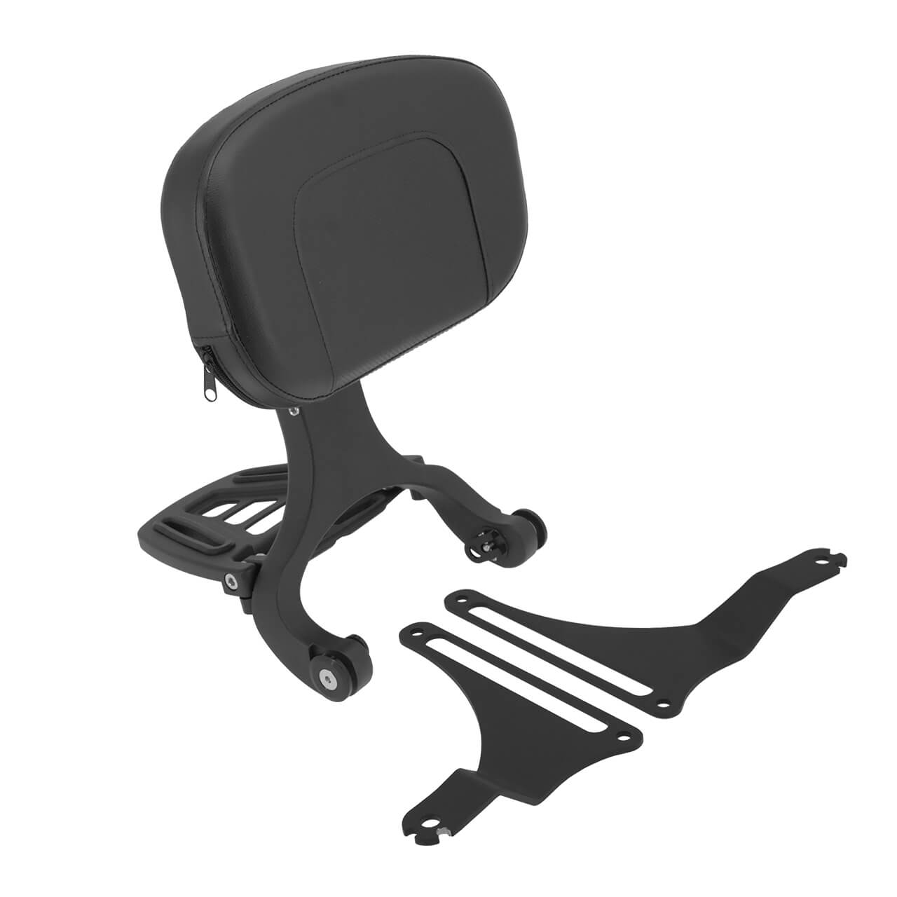 Driver Passenger Rider Backrest Black Fit For Harley Softail Fatboy 2018-2022 | HCmotorku