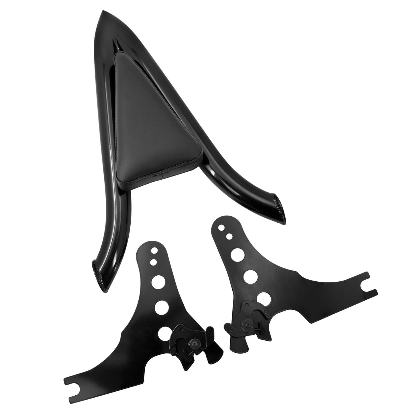 Detachable Passenger Backrest Black Pad Sissy Bar Fit For Harley Sportster 2004-2023 | HCmotorku
