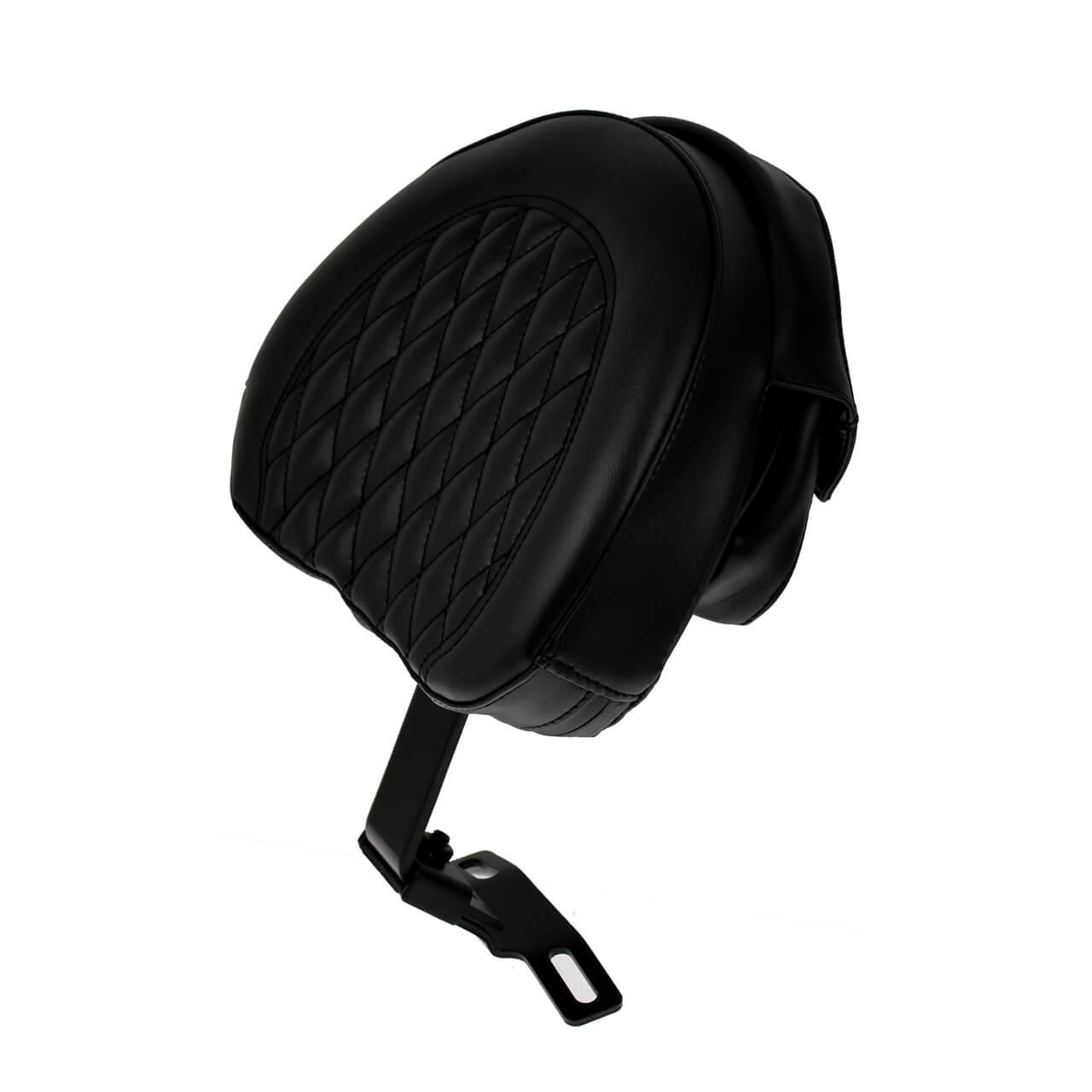 Adjustable Plug-In Driver Rider Backrest Black Fit For Harley Softail 2007-2017 | HCmotorku