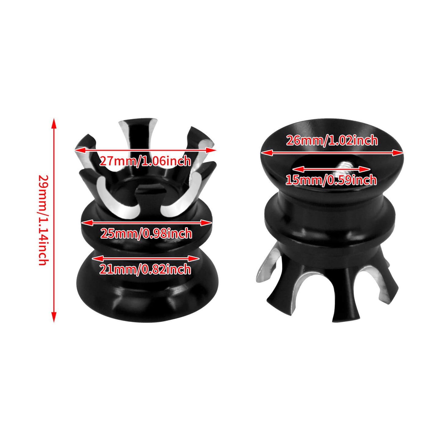 4x Crown Head Bolts Topper Covers Spark Plug Nut Cap Fit For Harley Twin Cam | HCmotorku