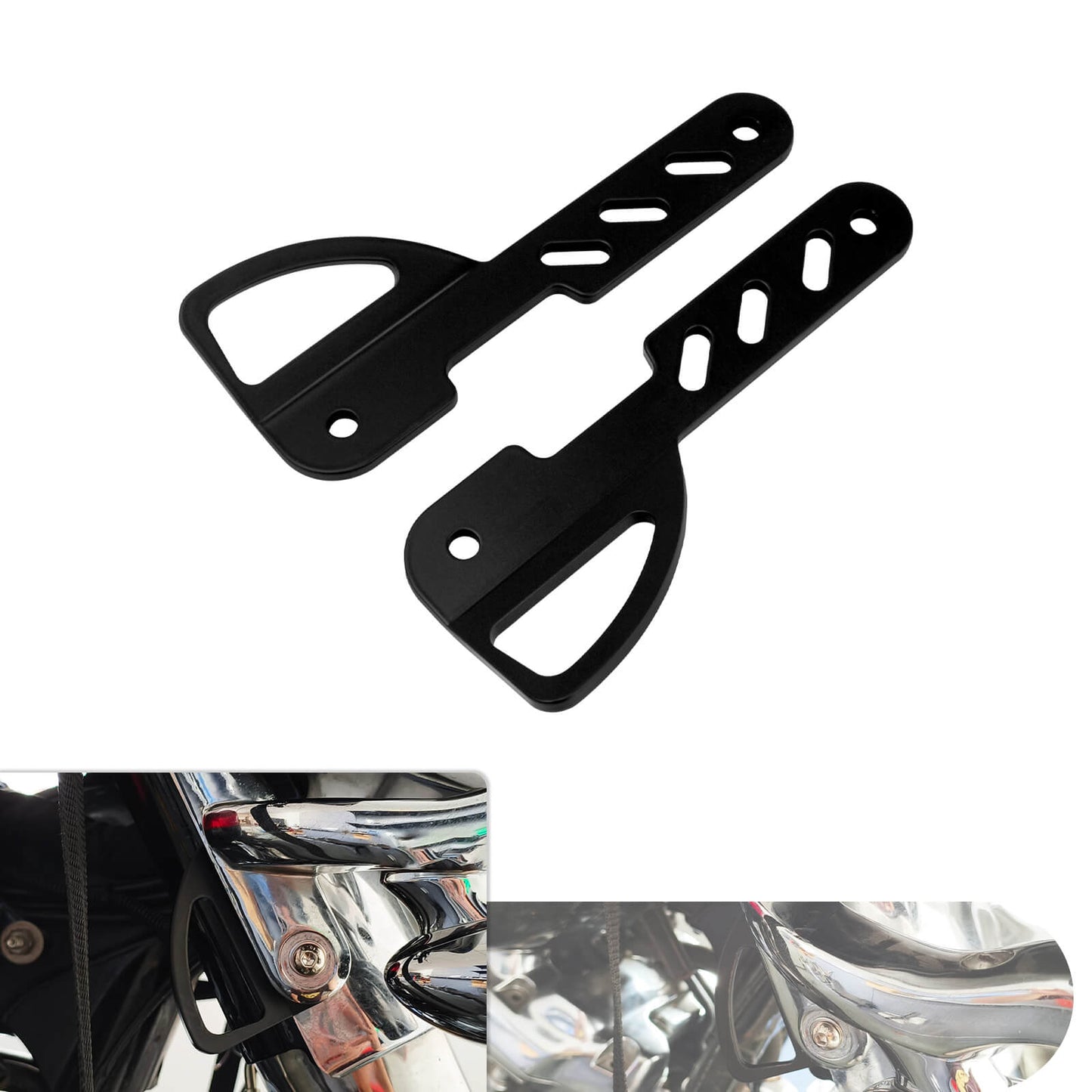 Front Tie Down Bracket Fork Trailer Holder Fit for Harley Touring 1993-2023 | HCmotorku