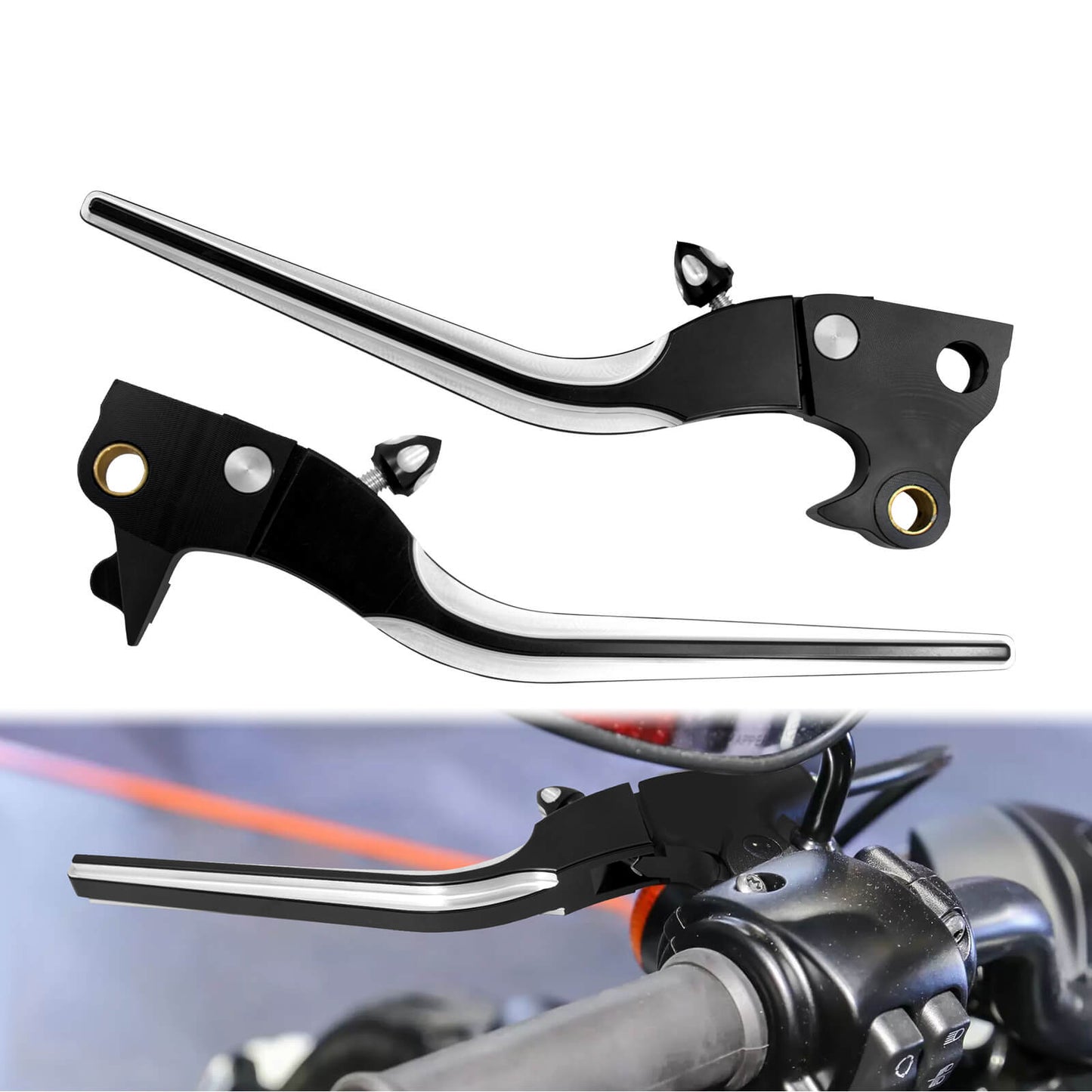 Brake Control Lever Clutch Levers Fit For Harley Sportster XL 1200 2004-2013 | HCmotorku