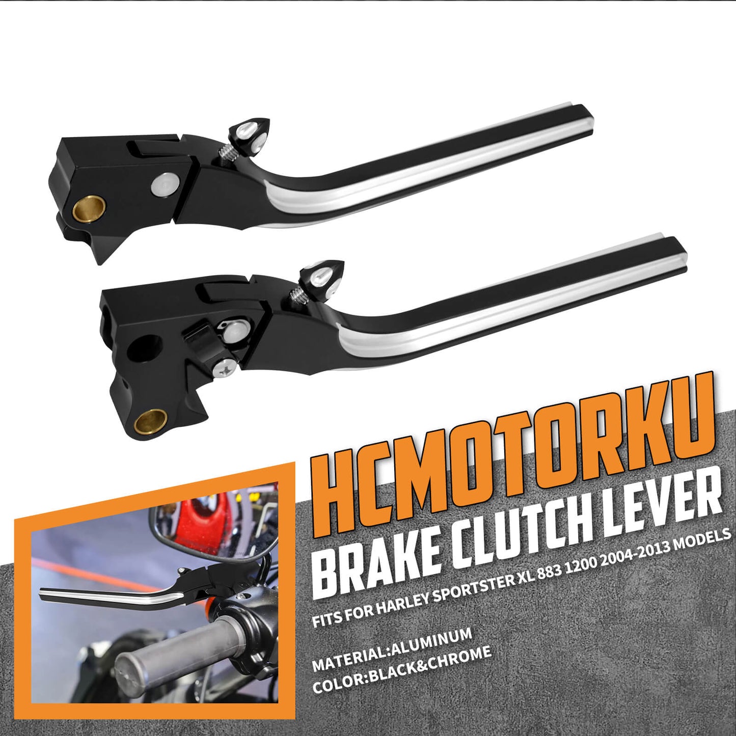 Brake Control Lever Clutch Levers Fit For Harley Sportster XL 1200 2004-2013 | HCmotorku