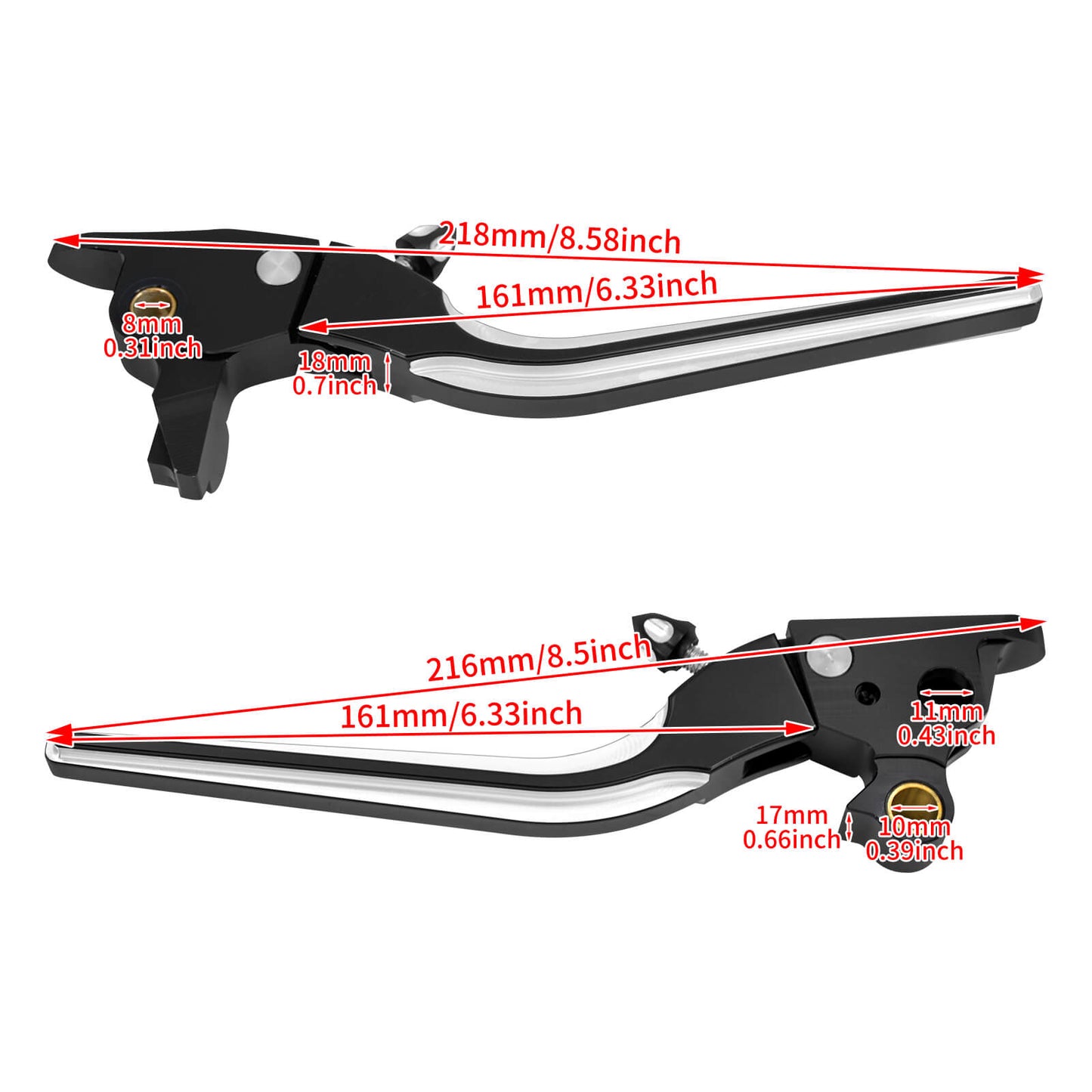 Brake Clutch Levers Black Fit For Harley Touring Street Electra Road Glide 2009-2013 | HCmotorku