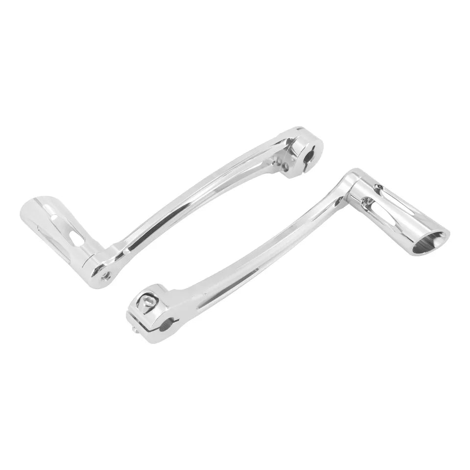 Brake Arm Shift Lever Pegs Pedal Set Chrome Fit For Harley Touring Glide 2014-2025 | HCmotorku