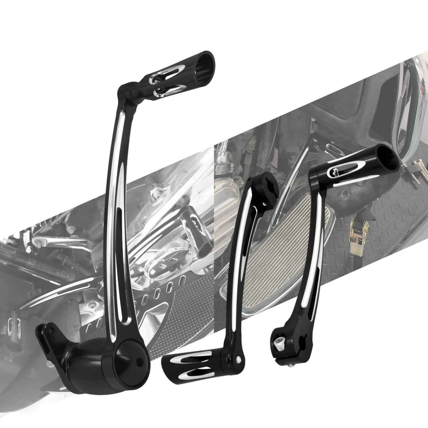 Brake Arm Shift Lever Pegs Pedal Shifter Kit Fit For Harley Touring 2014-2025 | HCmotorku