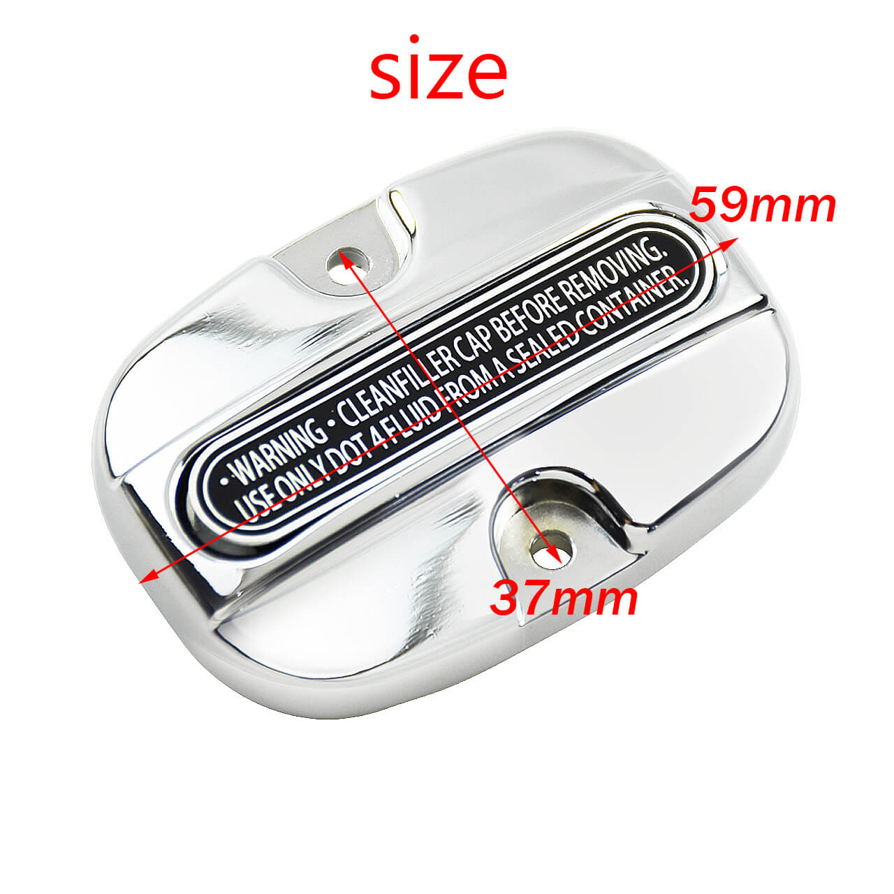 Rear Brake Master Cylinder Cover for Harley Touring 2008-2025 | HCmotorku