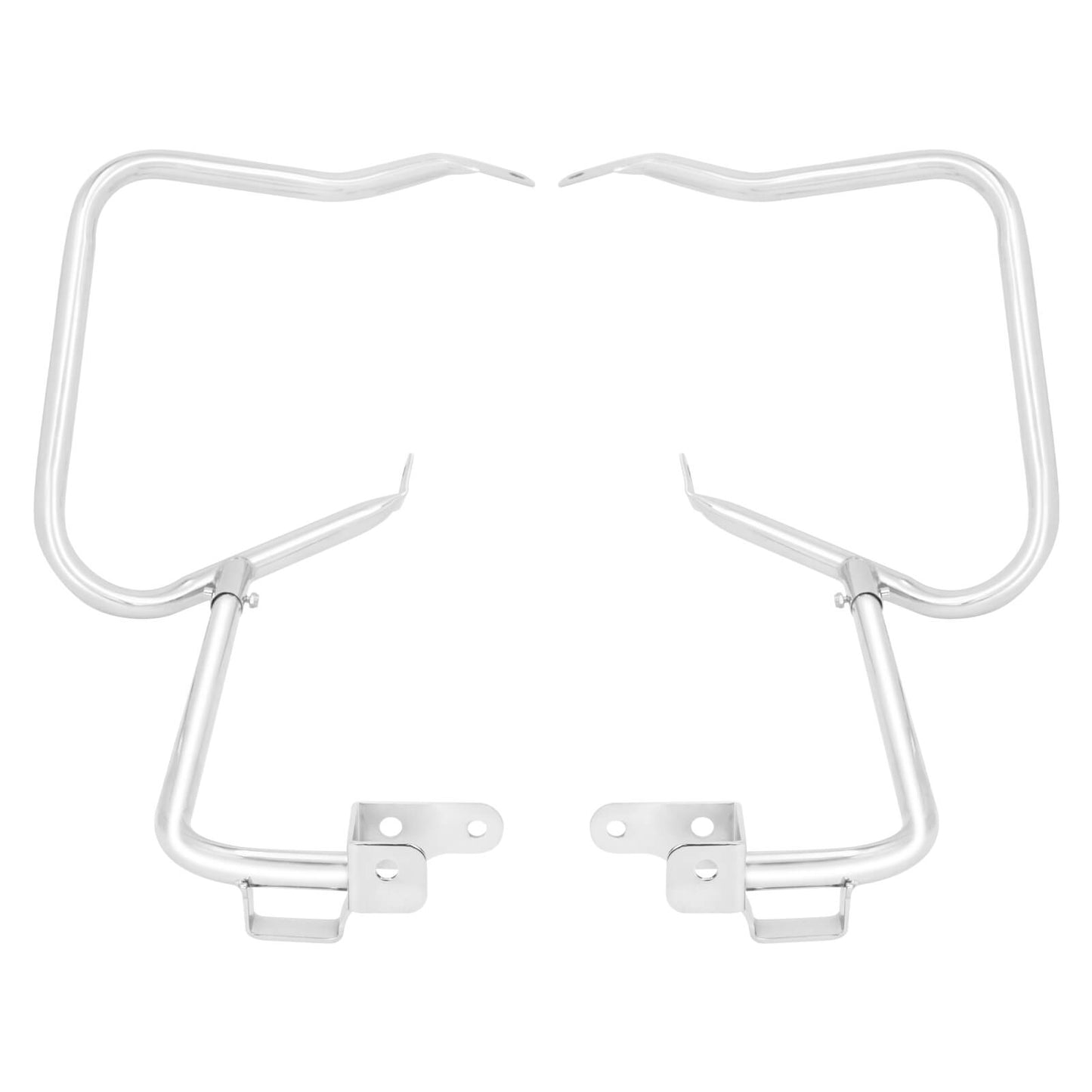 Rear Saddlebag Bracket Guard Bars Chrome For Harley Street Road Glide 2014-UP | HCmotorku