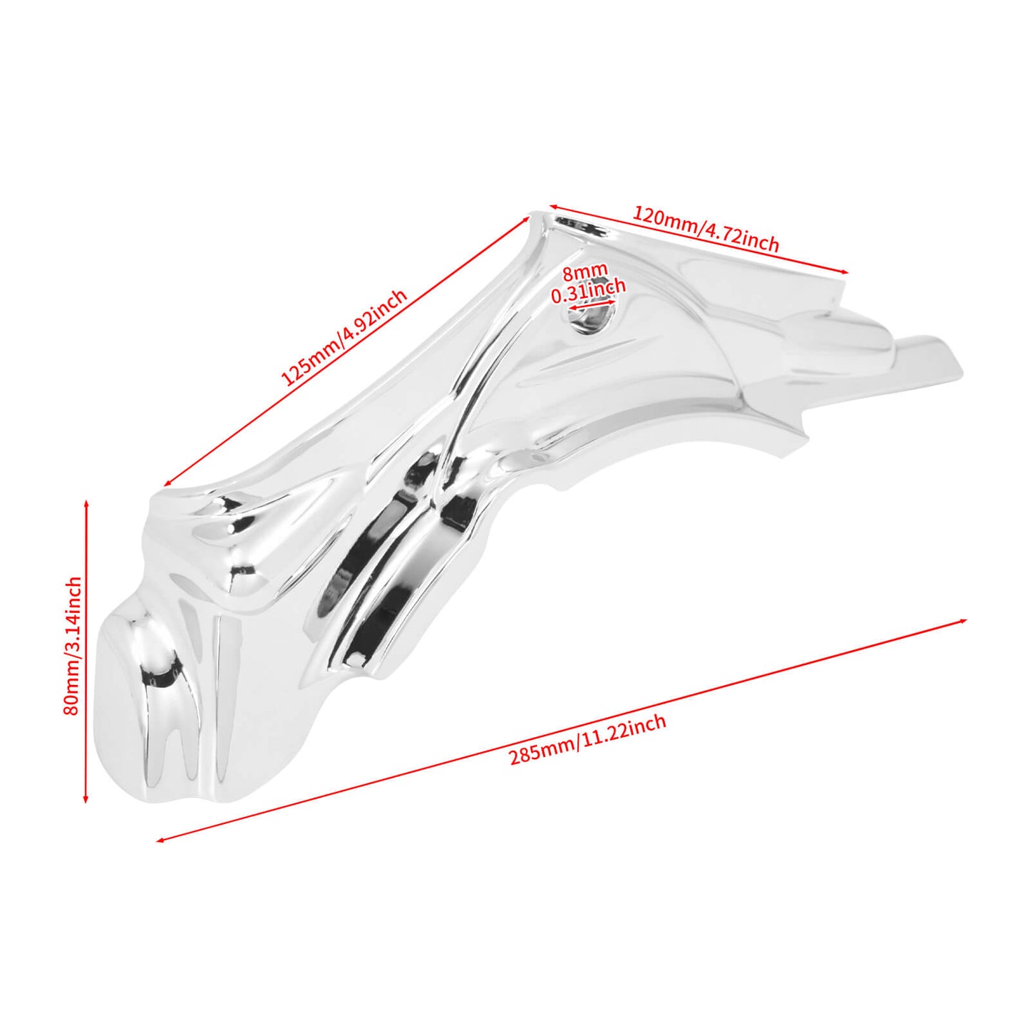 Cylinder Base Side Cover Chrome Fits For Harley Street Road Glide Dyna 2007-2016 | HCmotorku