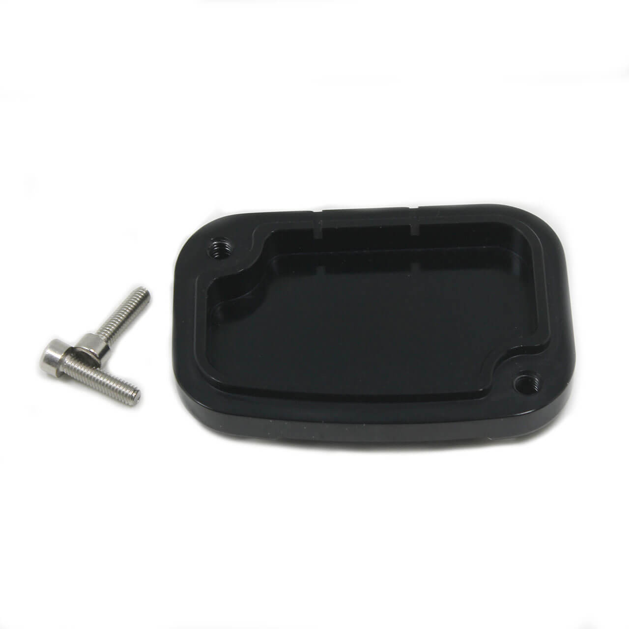 Right Black Billet Front Brake Master Cylinder Cover Fit For Street Glide 2008-2017 | HCmotorku