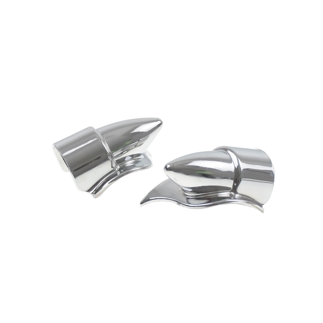 Lower Fork Leg Cover Deflectors Shields Chrome For Harley Touring FLHT 2000-2013 | HCmotorku