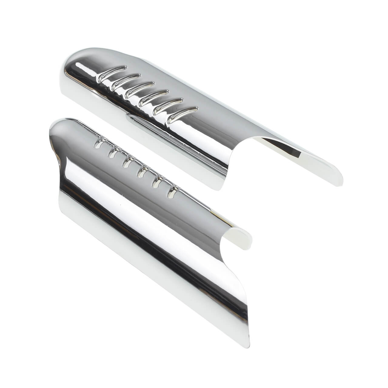 Lower Fork Leg Cover Deflectors Shields Chrome For Harley Touring FLHT 2000-2013 | HCmotorku