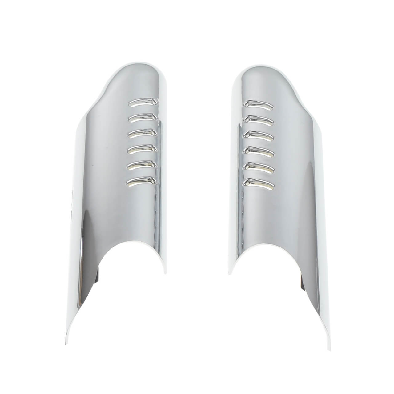 Lower Fork Leg Cover Deflectors Shields Chrome For Harley Touring FLHT 2000-2013 | HCmotorku