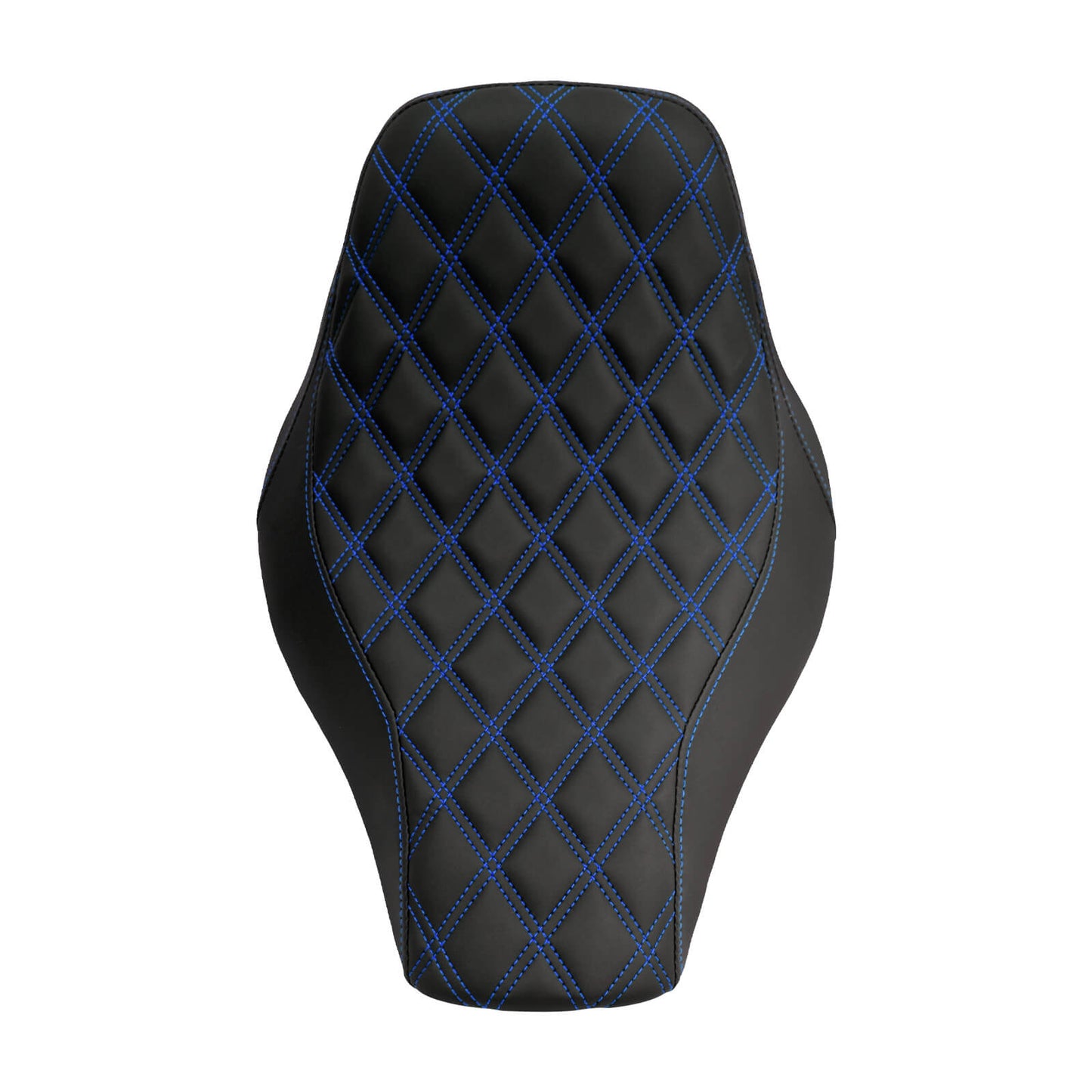 Driver Seat Front Black Solo Blue Line For Harley Softail Rocker 2008-2017 | HCmotorku