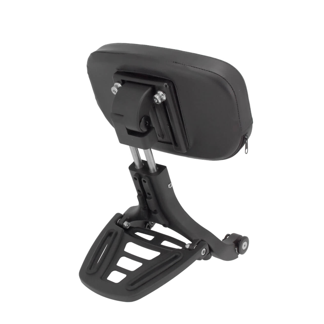 Adjustable Multi-Purpose Driver Passenger Backrest Black For Sport Glide Low Rider 2018-2022 | HCmotorku