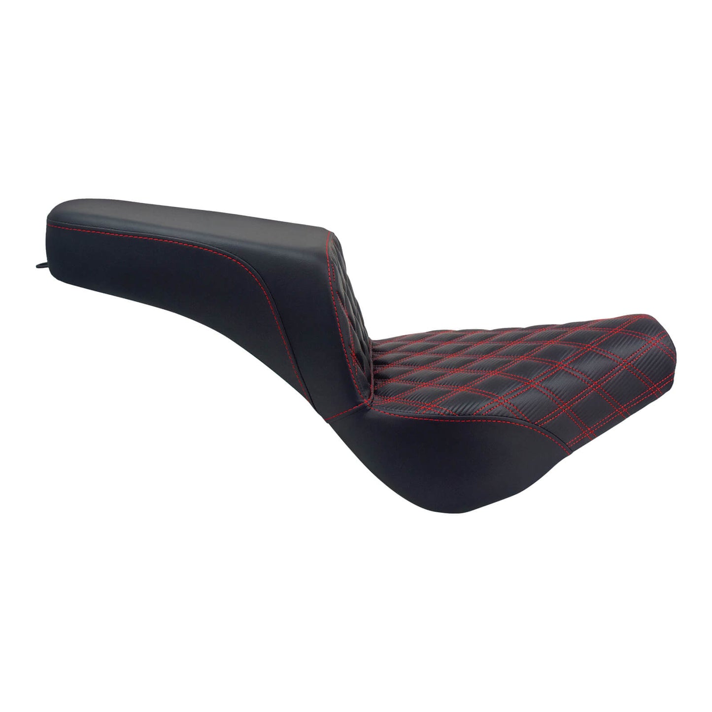 Bevel Two-Up Seat Driver Passenger Red Line Fit for Harley Softail 2018-2025 | HCmotorku